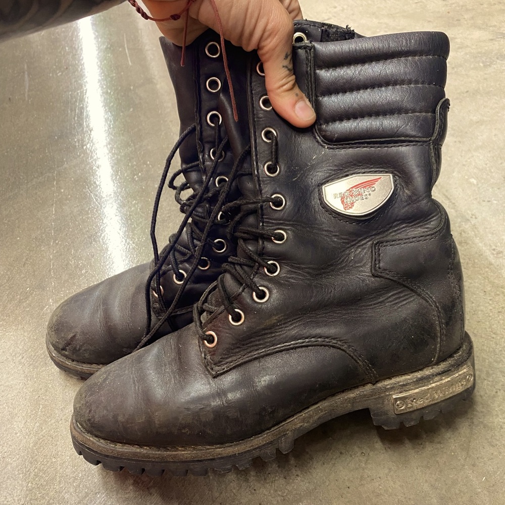 Women’s Redwing black leather boots